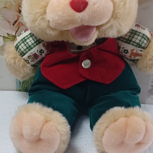 Great American fun Christmas plush teddy bear singing Jingle Bell tested work v - Picture 4 of 8
